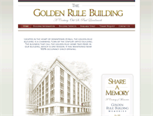 Tablet Screenshot of goldenrulebuilding.com